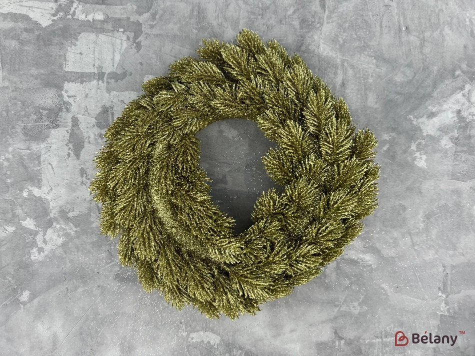 Decor De Anul Nou "coroana" Aur