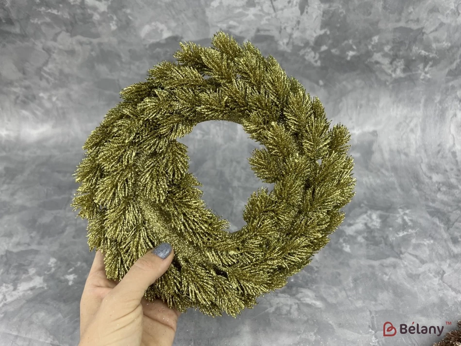 Decor De Anul Nou "coroana" Aur | 2