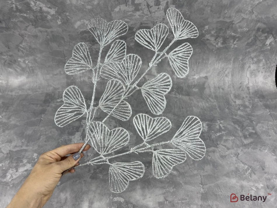 Ramura Decorativa "pasiunea" Argintie | 2