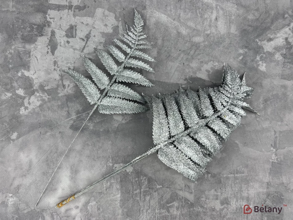 Ramuri De Decor „Frunze” Argintii | 2