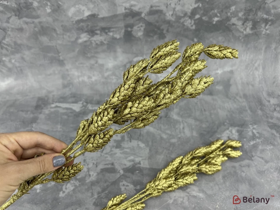 Decor Creanga "conuri" Auriu | 2