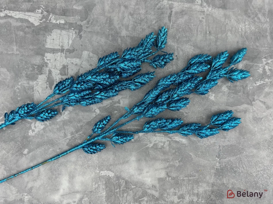 Ramura De Decor "conuri" Albastru