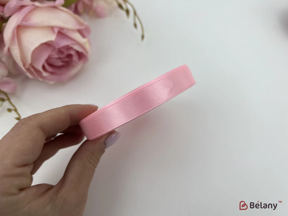 Panglică Din Satin "slender" Lt. Roz