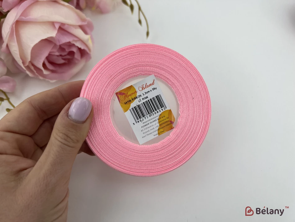 Panglică Din Satin "slender" Lt. Roz | 2