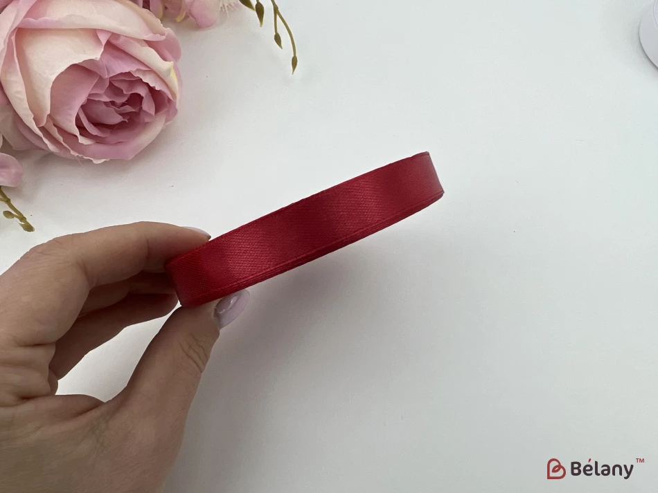 Panglică Din Satin "slender" Lt. Burgundia