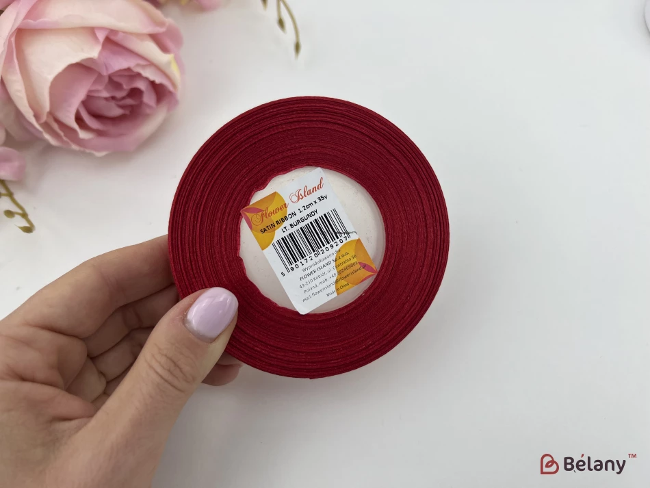 Panglică Din Satin "slender" Lt. Burgundia | 2