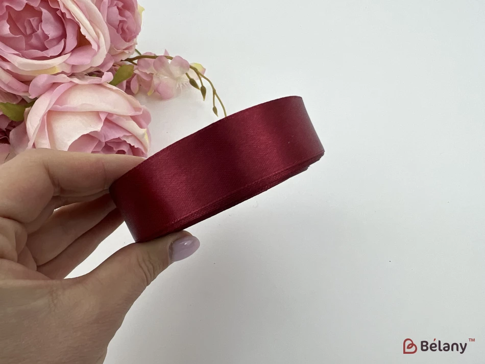 Panglică Din Satin „Obișnuit” Visiniu