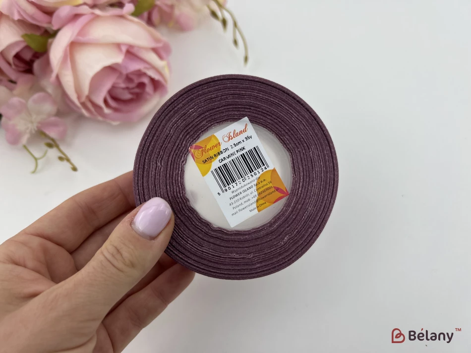 Panglică Din Satin „Obișnuit” Roz Carmin | 2