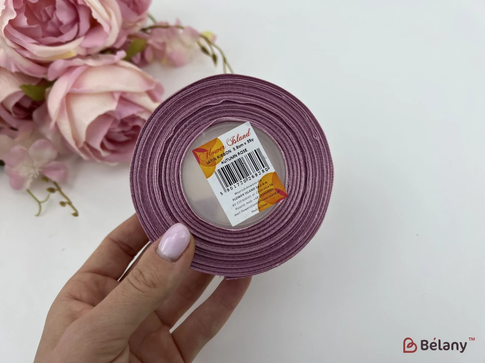 Panglică Din Satin "broad" Trandafir De Toamnă | 2