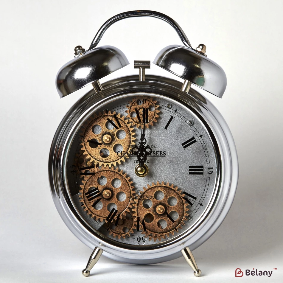 Ceas Decorativ "alarma" Bronz