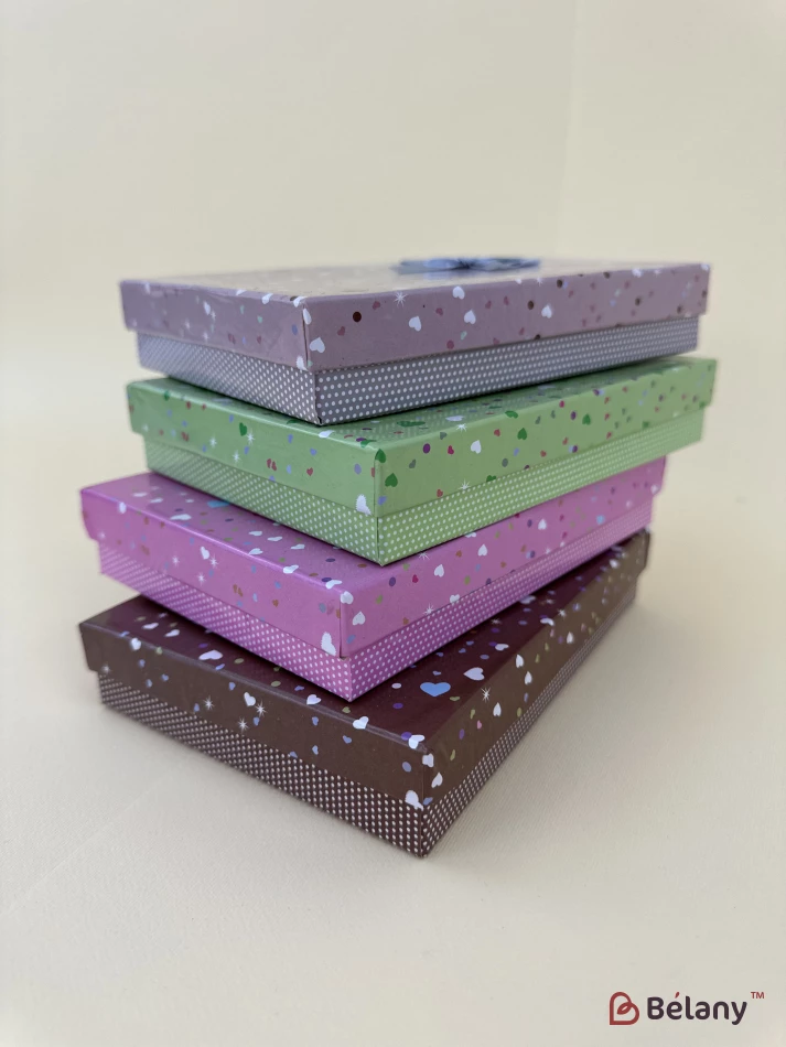 Cutii Dreptunghiulare "hearts Mix" | 2