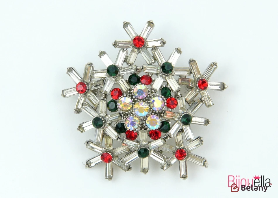 Broșă „Fulg De Zăpadă”