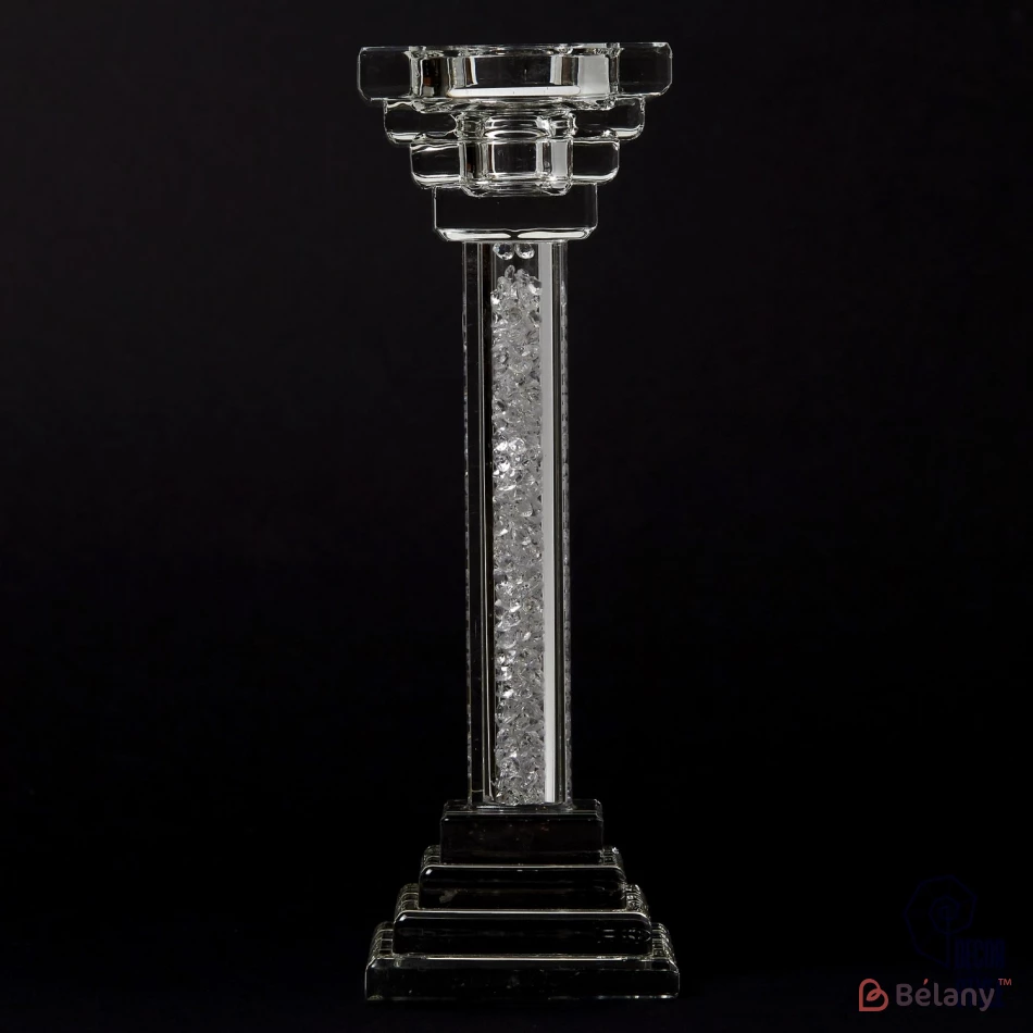 Sfeșnic De Sticlă „Coloana Strălucitoare” M