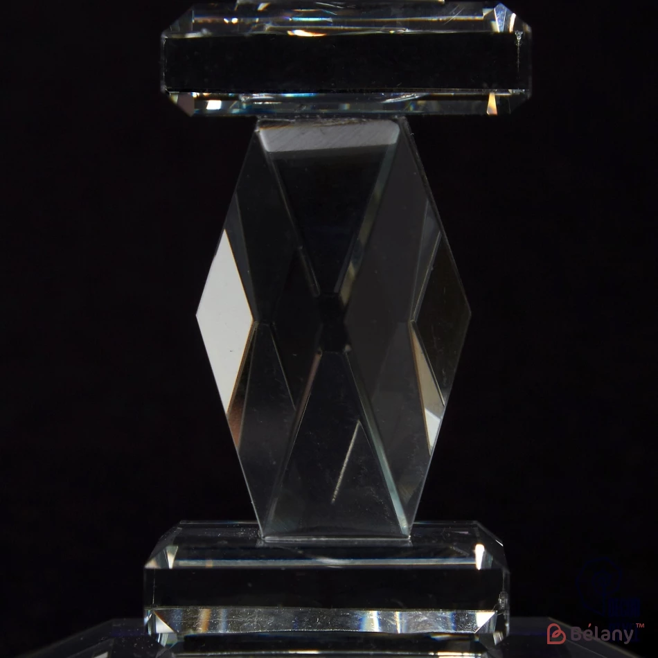 Sfeșnic Din Sticlă „Square Glass” S | 3