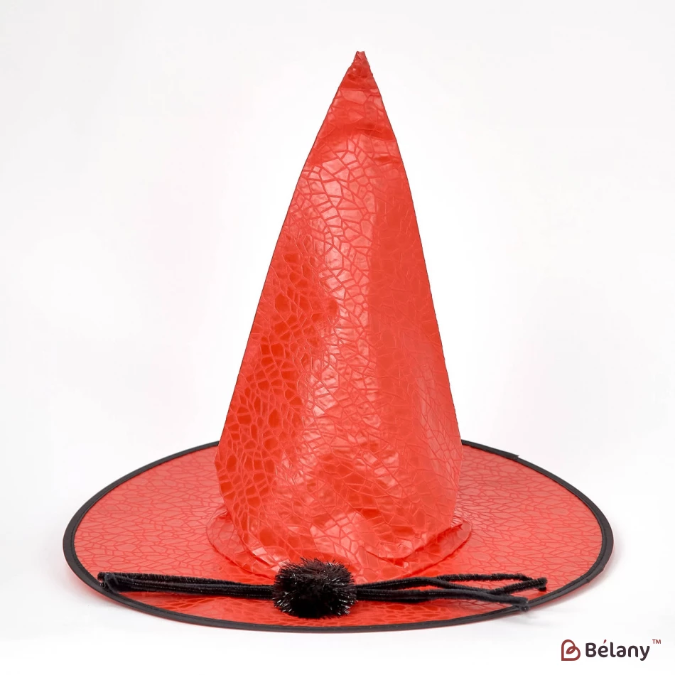 Pălărie De Vrăjitoare „Pianjen” Roșie