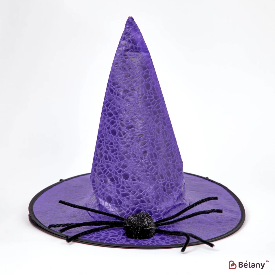 Pălărie De Vrăjitoare „Pianjen” Mov