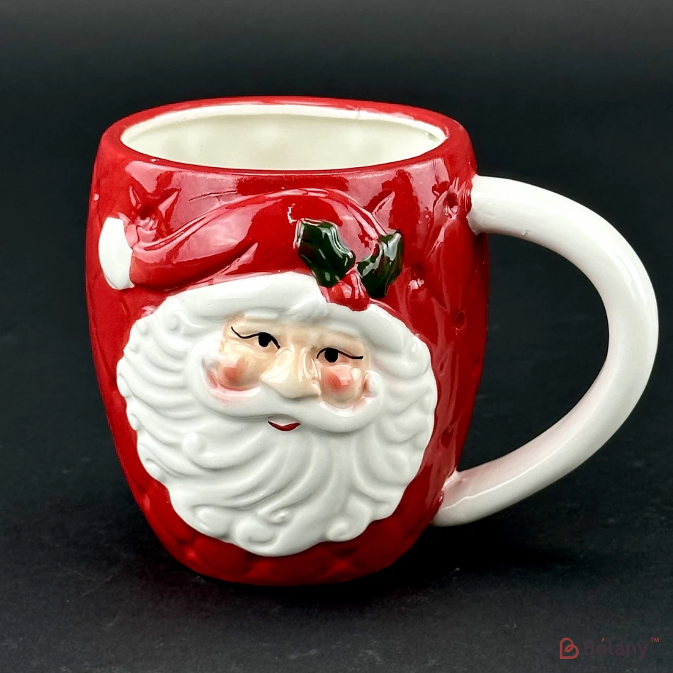 Керамическая чашка "Santa white" #1 | 2