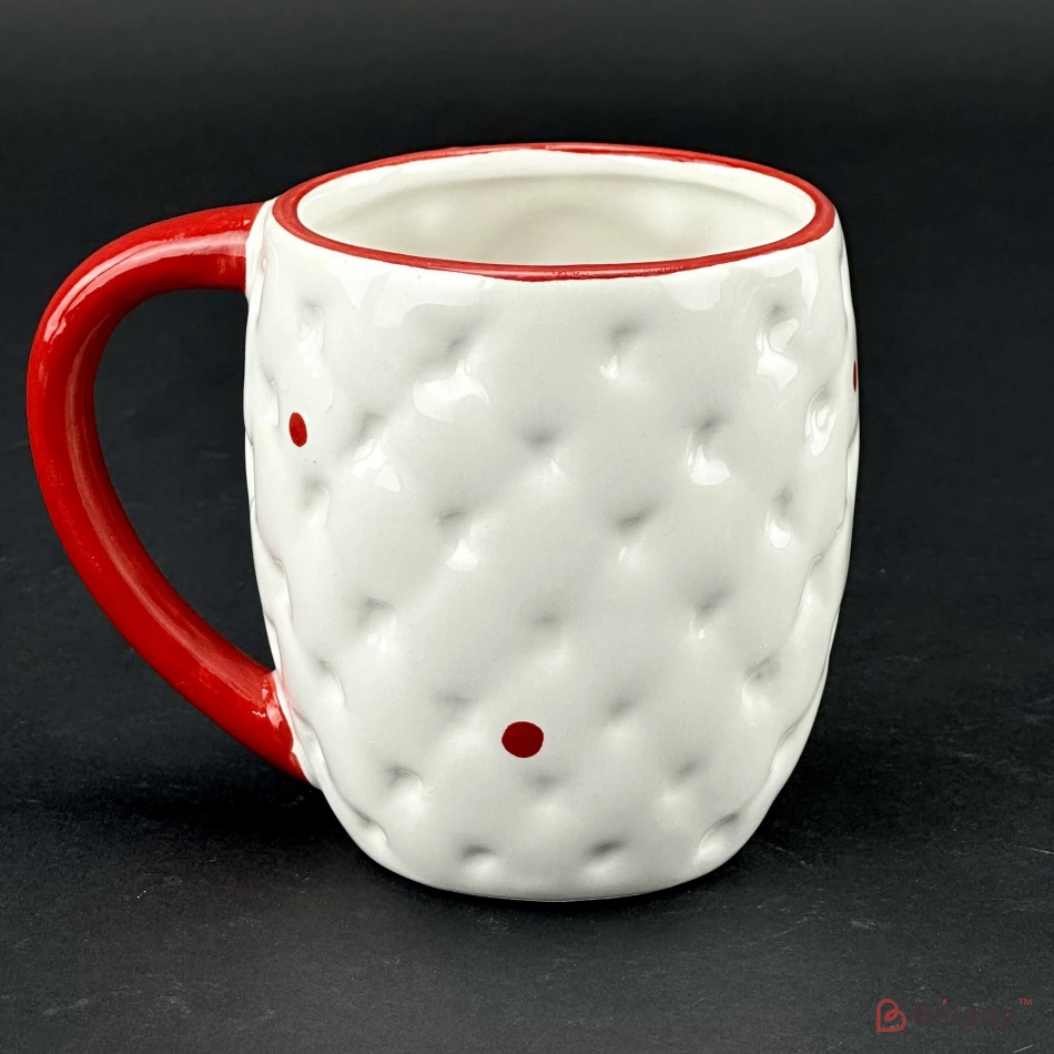 Керамическая чашка "Santa white" #1 | 5