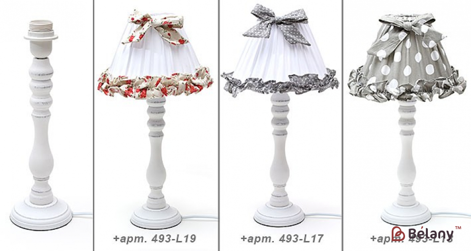 Основание для абажура белое