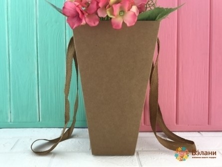 Cutie Pliabilă Kraft Floral