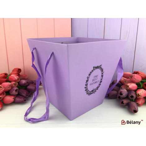 Cutie Florală De Liliac „Cele Mai Bune Urări”