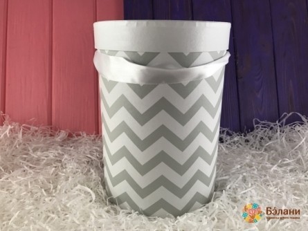 Caseta Cu Palarie Gri "zigzag"