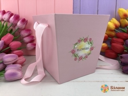 Cutie Cu Flori Roz "flori"