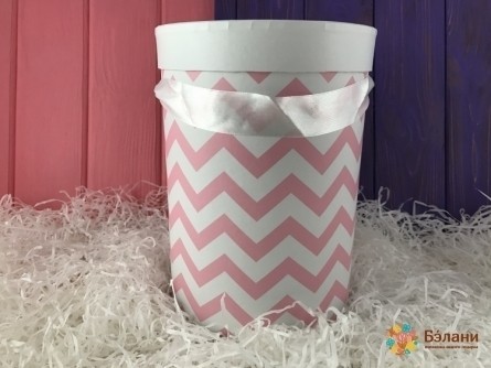 Caseta Palarie Roz "zigzag"