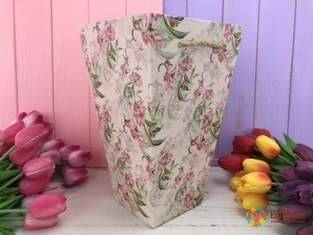 Cutie Florală "amestec De Flori Roz"