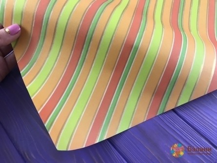 Hârtie De Ambalat "dungi Curcubeu" (50/70 Cm)