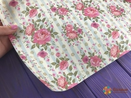 Hârtie De Ambalat "trandafiri În Grădină" (50/70 Cm)