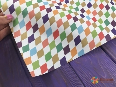 Hârtie De Ambalat "diamante Colorate"