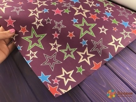 Hârtie De Ambalat "liliacul În Stele" (50/70 Cm)