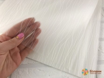 Hârtie De Urmărire "valuri" Alb