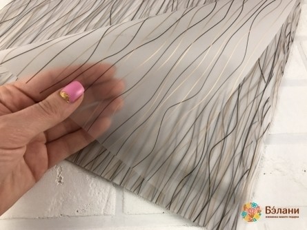 Hârtie De Urmărire "valuri" Negru-Auriu