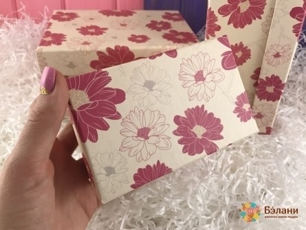 Set Dreptunghiular "flori Roșii" (Set De 10 Buc)