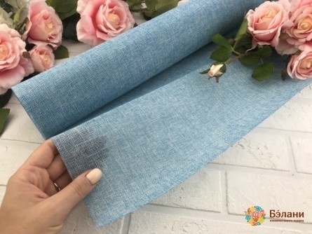 Burlap Albastru (Rola)
