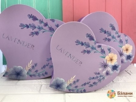 Inimi Mari „Love Flower” (Liliac)