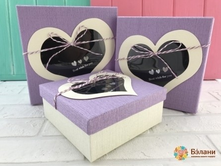 Cutie Cadou "fereastră În Inimă"