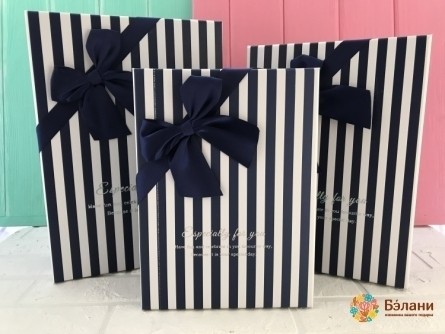 Cutie Cadou „Stripes Classic” Albastru