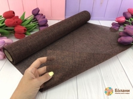 Burlap Maro Închis (Rola)