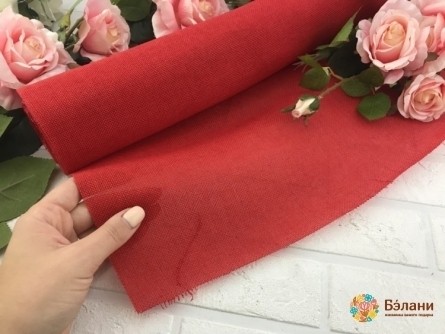 Burlap Roșu (Rola)