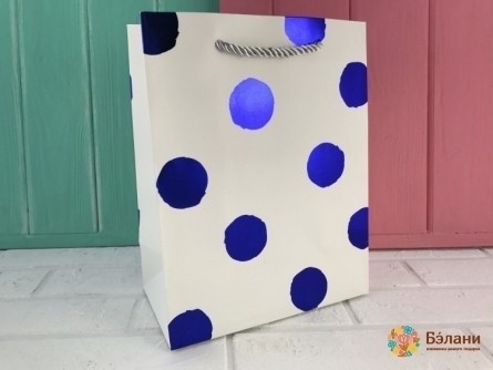 Pachetul "polka Dights" Cu Albastru M