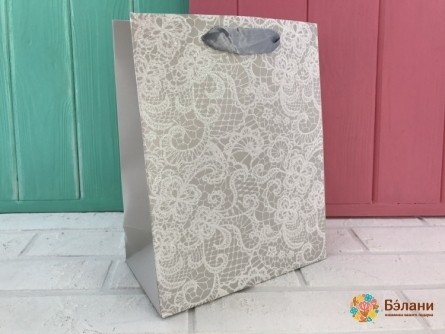 Pachetul "openwork Cu Paiete" Gri S