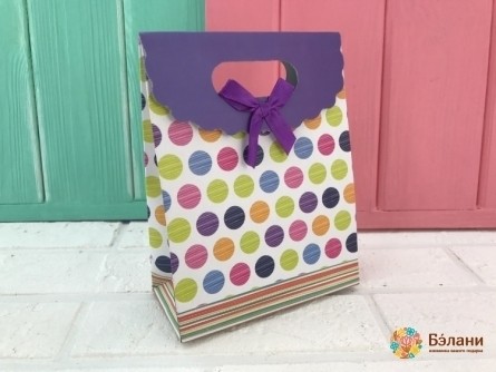 Geantă Velcro "mazăre" Liliac