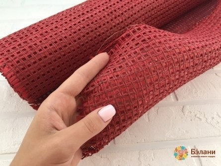 Grilă Floristică „Wide Braid” Roșu