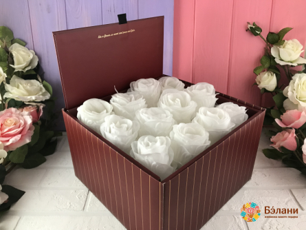 Cutie Cu Flori Pliabile (Bordeaux)