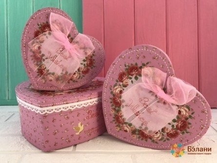 Cutie Heart "buchet De Trandafiri" Roz