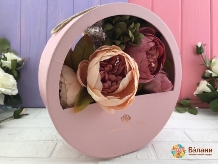 Cutie De Flori Roz "luna"