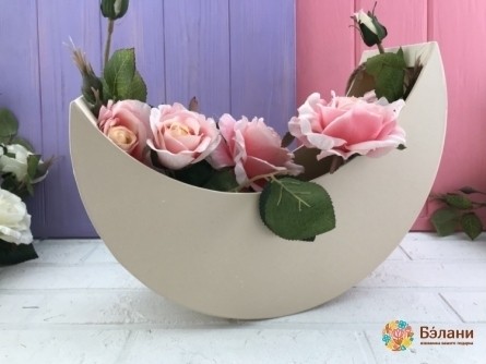 Cutie Cu Flori „Luna Tânără” Bej